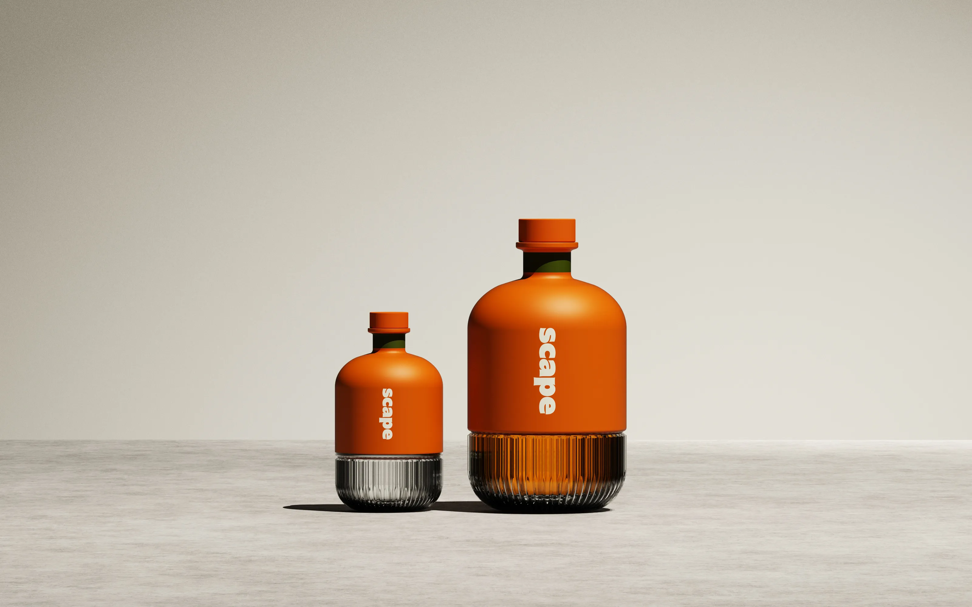 Scape whisky bottles